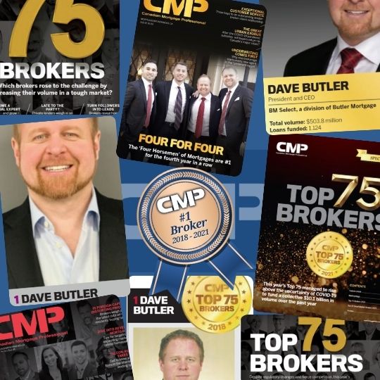 Dave Butler, #1 Canadian Mortgage Broker from 2018 to 2021