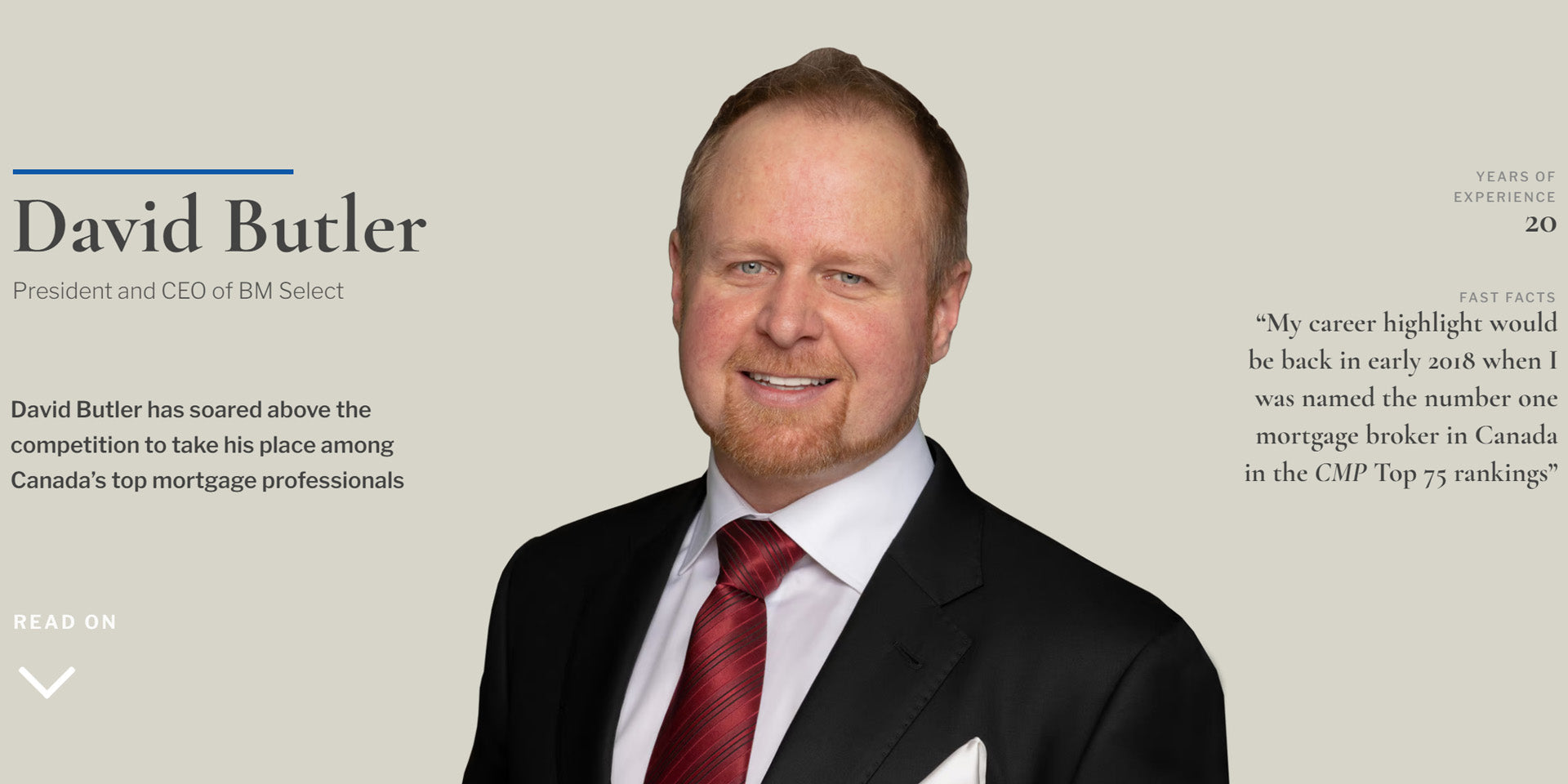 Dave Butler featured on CMP’s Spotlight “Leader Profile”