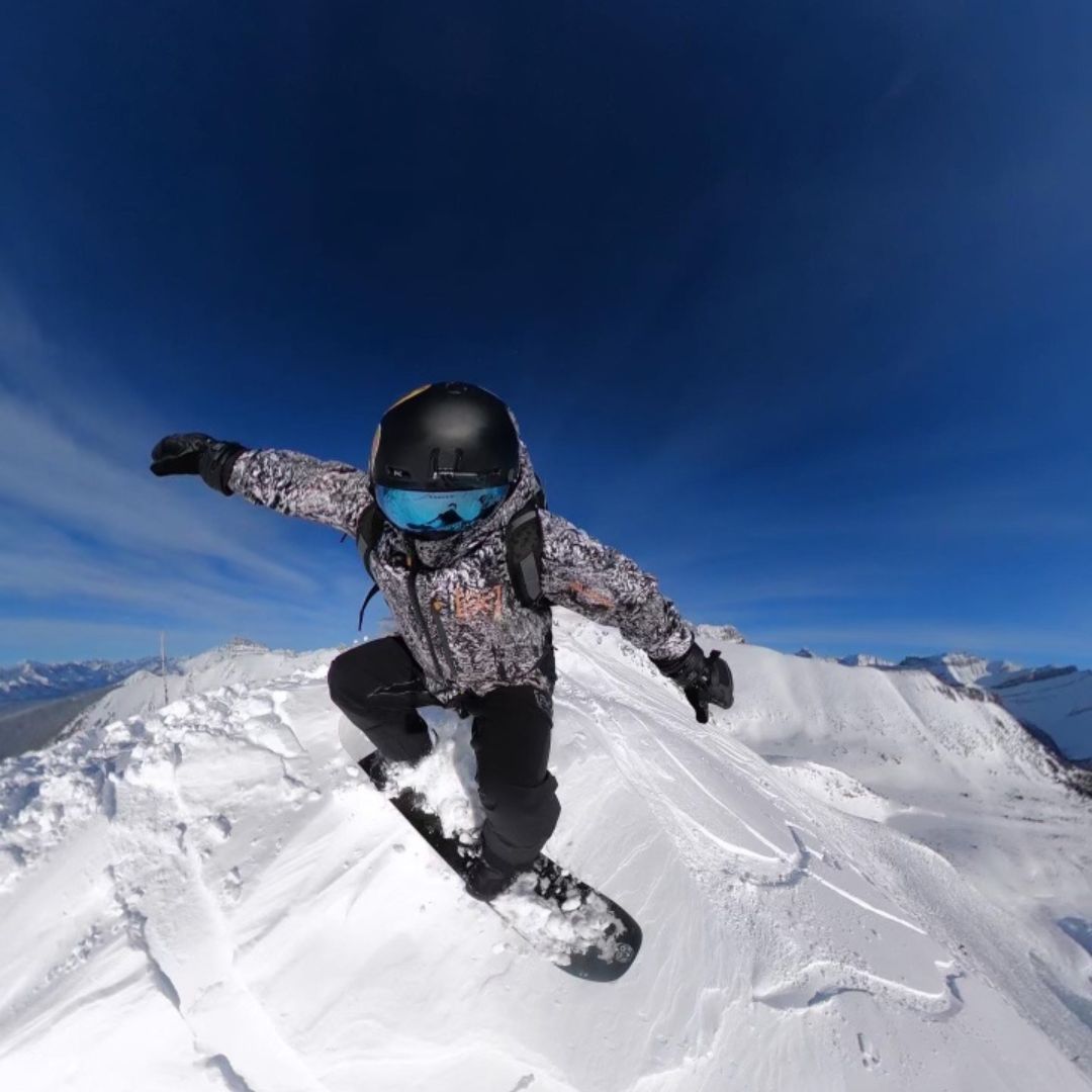 Dave Butler, top mortgage broker in Canada snowboarding